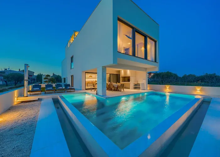 Villa Bellavista, Rooftop, Jakuzzi, Infinity Pool Sukošan