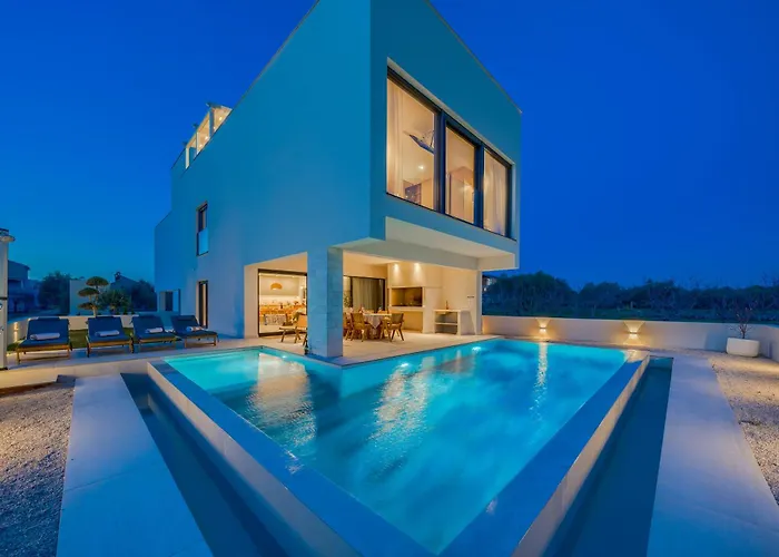 Villa Bellavista, Rooftop, Jakuzzi, Infinity Pool Sukošan